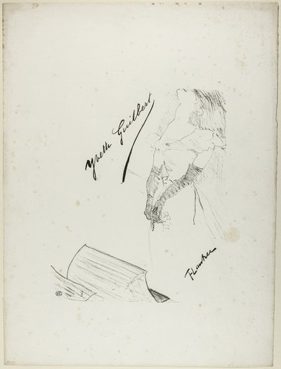 Portada para Yvette Guilbert de Henri de Toulouse Lautrec