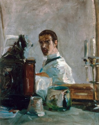 Henri de Toulouse-Lautrec por él mismo (Autorretrato) de Henri de Toulouse Lautrec