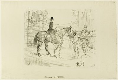Amazona y carro de Henri de Toulouse Lautrec