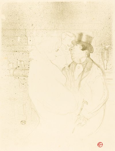 Ida Heath en el bar, 1894 de Henri de Toulouse Lautrec
