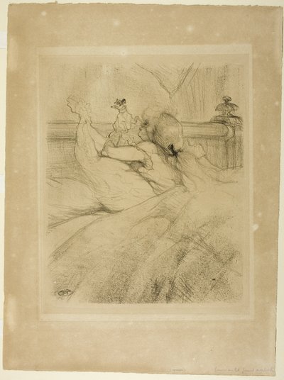 En la cama de Henri de Toulouse Lautrec