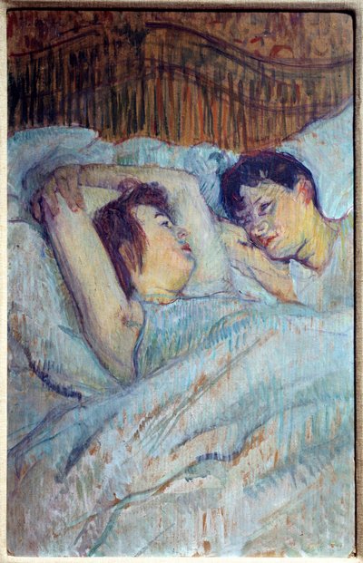 En la cama de Henri de Toulouse Lautrec