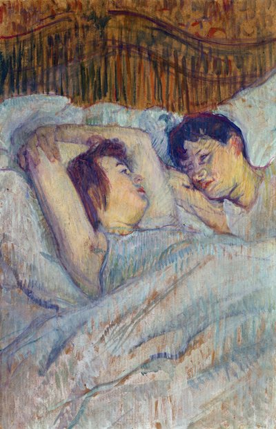 En la cama de Henri de Toulouse Lautrec