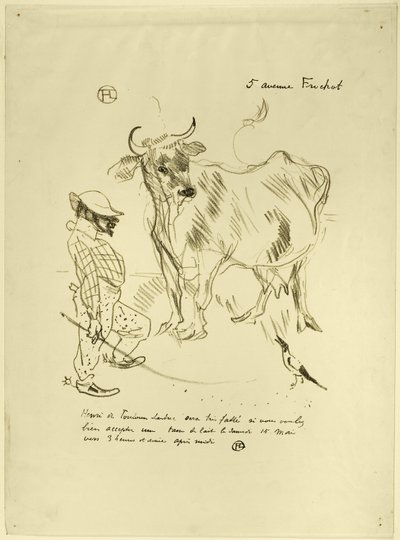 Invitación a un vaso de leche de Henri de Toulouse Lautrec