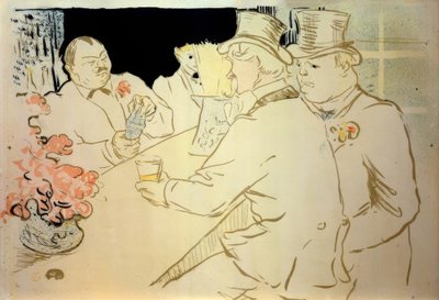 Bar irlandés americano o The Chap Book de Henri de Toulouse Lautrec