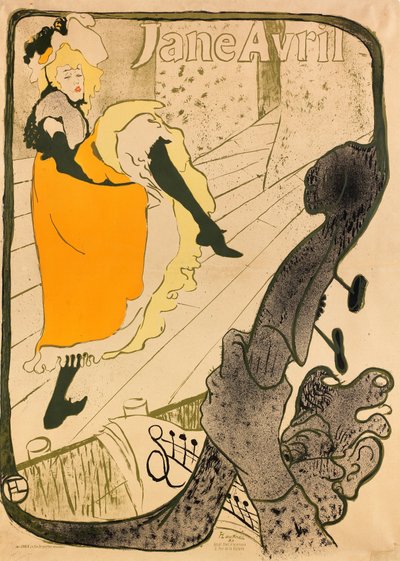 Jane Avril de Henri de Toulouse Lautrec