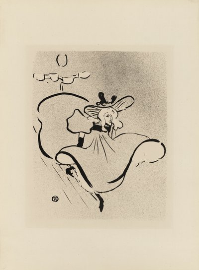 Jane Avril, de Le Café-Concert de Henri de Toulouse Lautrec