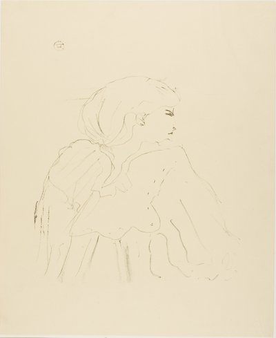 Jane Hading, de Treize Lithographies de Henri de Toulouse Lautrec