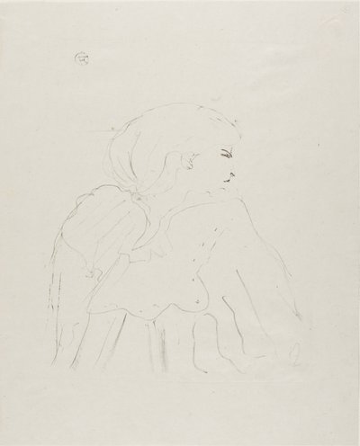 Jane Hading, de Treize Lithographies de Henri de Toulouse Lautrec