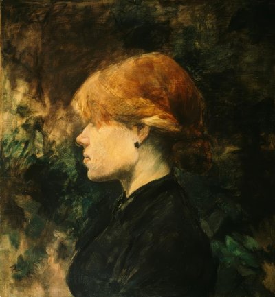 Joven mujer de cabello rojo (La pelirroja) de Henri de Toulouse Lautrec