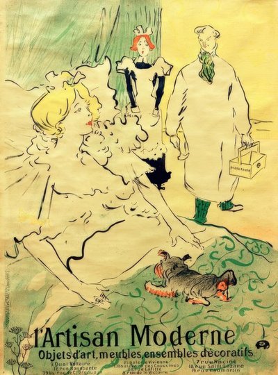 El Artesano Moderno de Henri de Toulouse Lautrec
