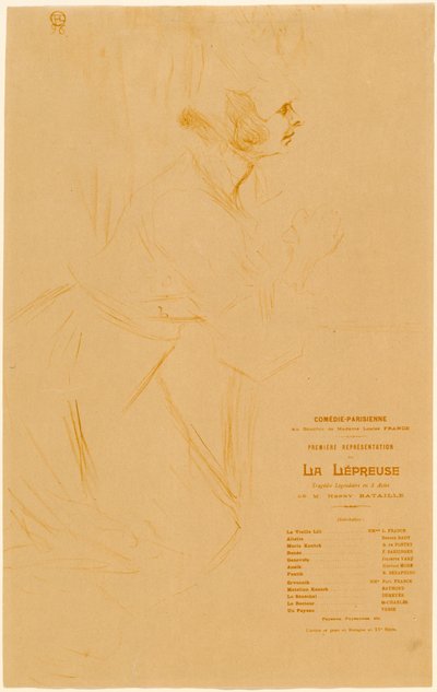 La leprosa de Henri de Toulouse Lautrec