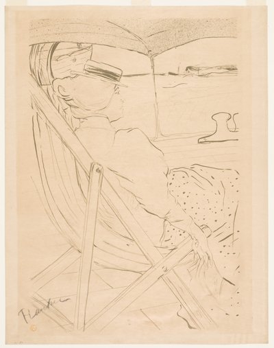 La pasajera del 54 de Henri de Toulouse Lautrec