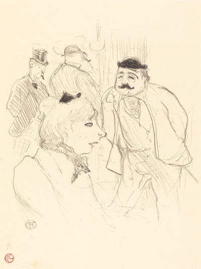 La Tige (Moulin-Rouge) de Henri de Toulouse Lautrec