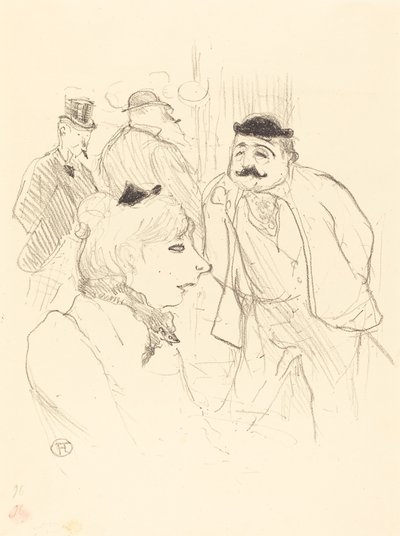 La Tige Moulin-Rouge de Henri de Toulouse Lautrec