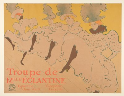 La Compañía de Mademoiselle Eglantine (Mademoiselle Eglantine de Henri de Toulouse Lautrec