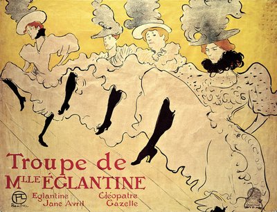 La Troupe de Mademoiselle Eglantine de Henri de Toulouse Lautrec