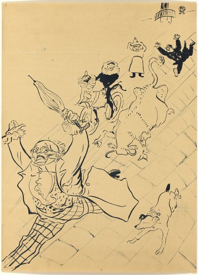La vaca enfurecida de Henri de Toulouse Lautrec