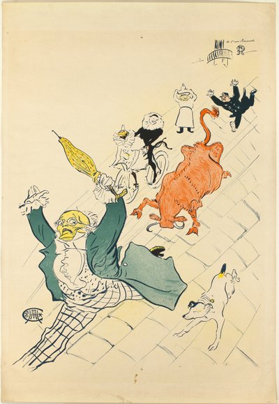 La vaca enfurecida de Henri de Toulouse Lautrec