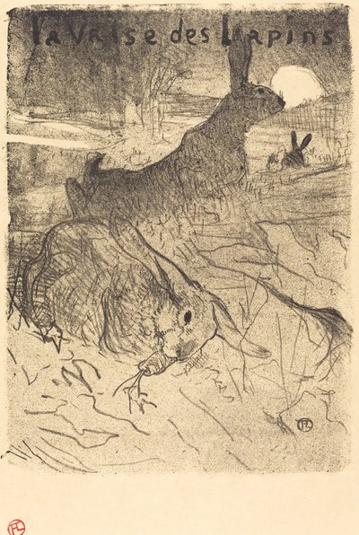 El vals de los conejos de Henri de Toulouse Lautrec
