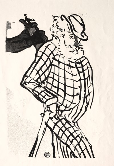 El café-concierto: Cantante americano de Henri de Toulouse Lautrec