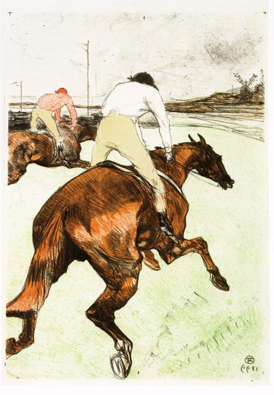 Le Jockey, 1899 de Henri de Toulouse Lautrec