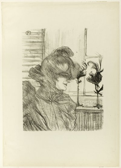 Le Margoin (Señorita Louise Blouet) de Henri de Toulouse Lautrec