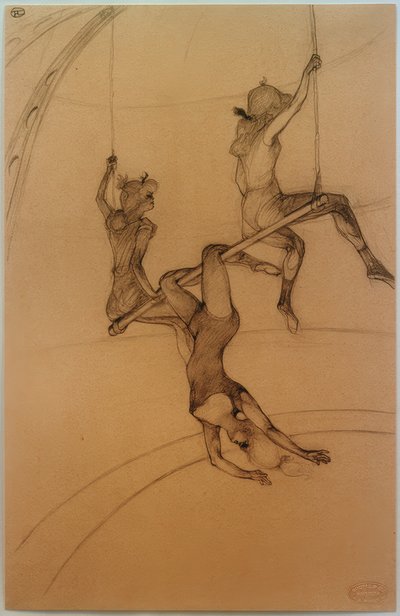 El trapecio volante de Henri de Toulouse Lautrec