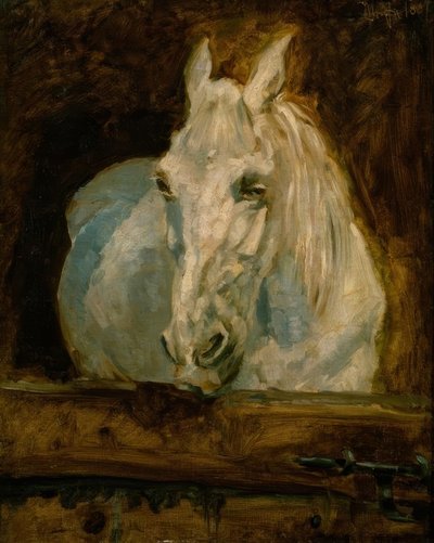 El caballo blanco Gazelle de Henri de Toulouse Lautrec