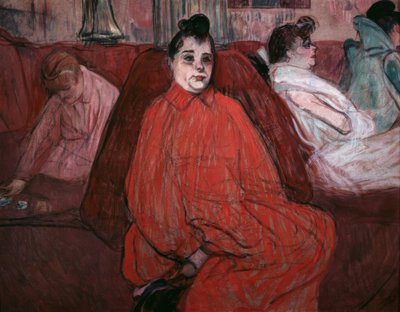El diván (El sofá) de Henri de Toulouse Lautrec