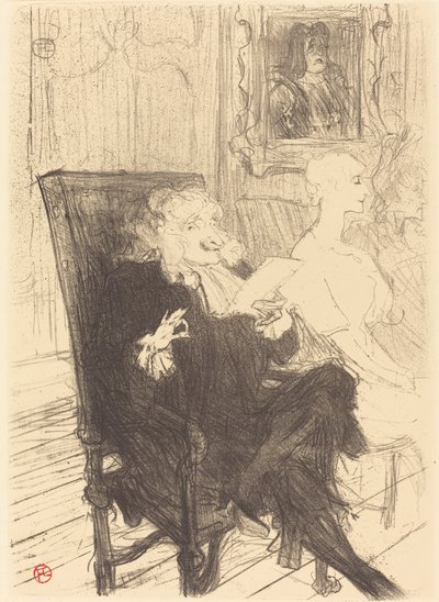 Leloir y Moreno en Les femmes savantes, 1894 de Henri de Toulouse Lautrec