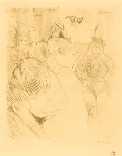 Prestamista Saludando de Henri de Toulouse Lautrec