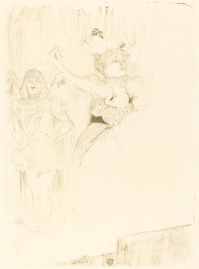 Lender Bailando el Bolero en "Chilperic" de Henri de Toulouse Lautrec