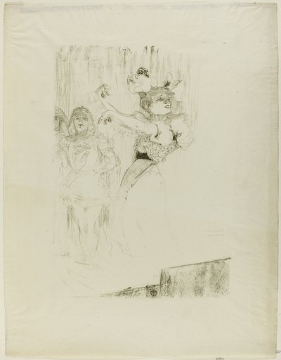 Lender bailando el bolero en Chilpéric de Henri de Toulouse Lautrec