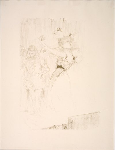 Lender bailando el paso del bolero, en Chilpéric de Henri de Toulouse Lautrec