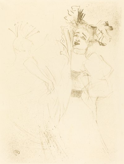 Lender de frente en "Chilpéric" de Henri de Toulouse Lautrec