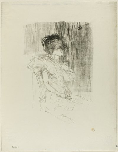 Prestamista sentado de Henri de Toulouse Lautrec