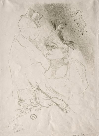 Prestamista y Barón de Henri de Toulouse Lautrec