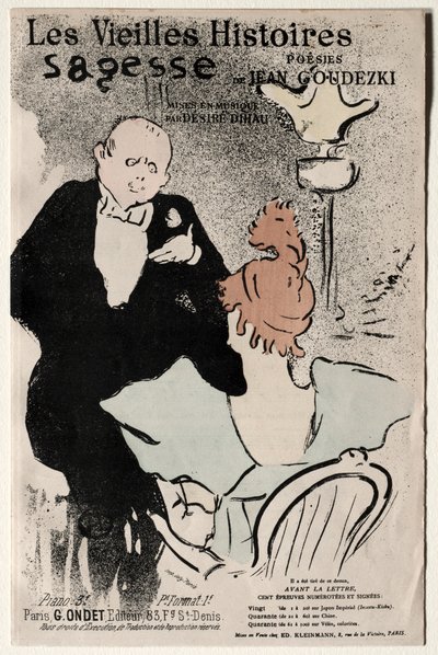 Las Viejas Historias: Sabiduría, 1893 de Henri de Toulouse Lautrec