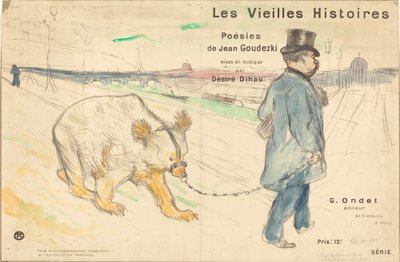 Portada de Les Vielles Histoires, 1893 de Henri de Toulouse Lautrec