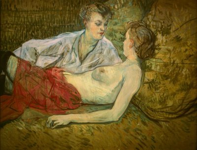 Las dos amigas de Henri de Toulouse Lautrec