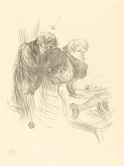 Las viejas mariposas de Henri de Toulouse Lautrec