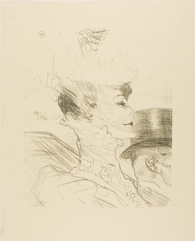 Louise Balthy, de Trece Litografías de Henri de Toulouse Lautrec
