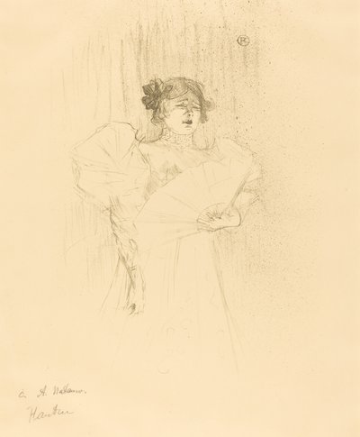 Luce Myres de frente de Henri de Toulouse Lautrec