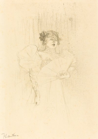 Luce Myres de frente de Henri de Toulouse Lautrec