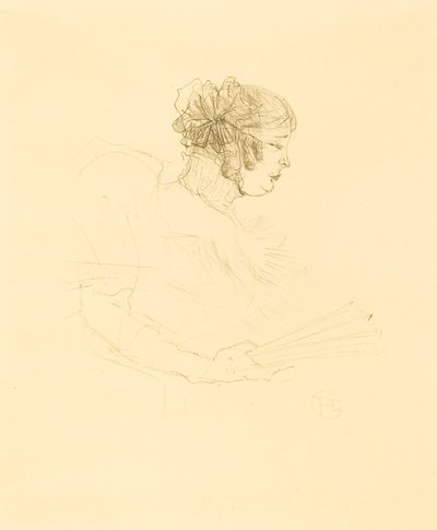 Luce Myres de perfil de Henri de Toulouse Lautrec