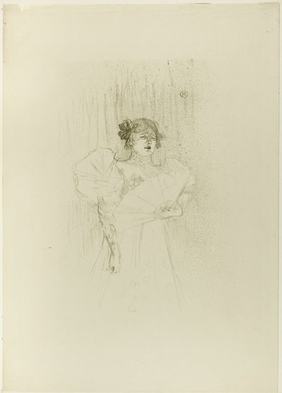 Luce Myrès, vista frontal de Henri de Toulouse Lautrec