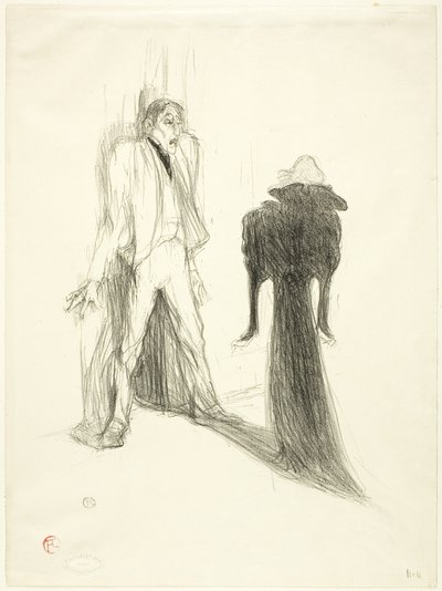 Lugné-Poé, en imagen de Henri de Toulouse Lautrec