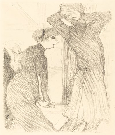 Lugne Poe y Baldy en Au-dessus des forces humaines, 1894 de Henri de Toulouse Lautrec