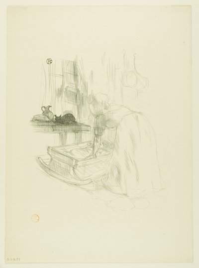 Canción de cuna, de Mélodies de Désiré Dihau de Henri de Toulouse Lautrec
